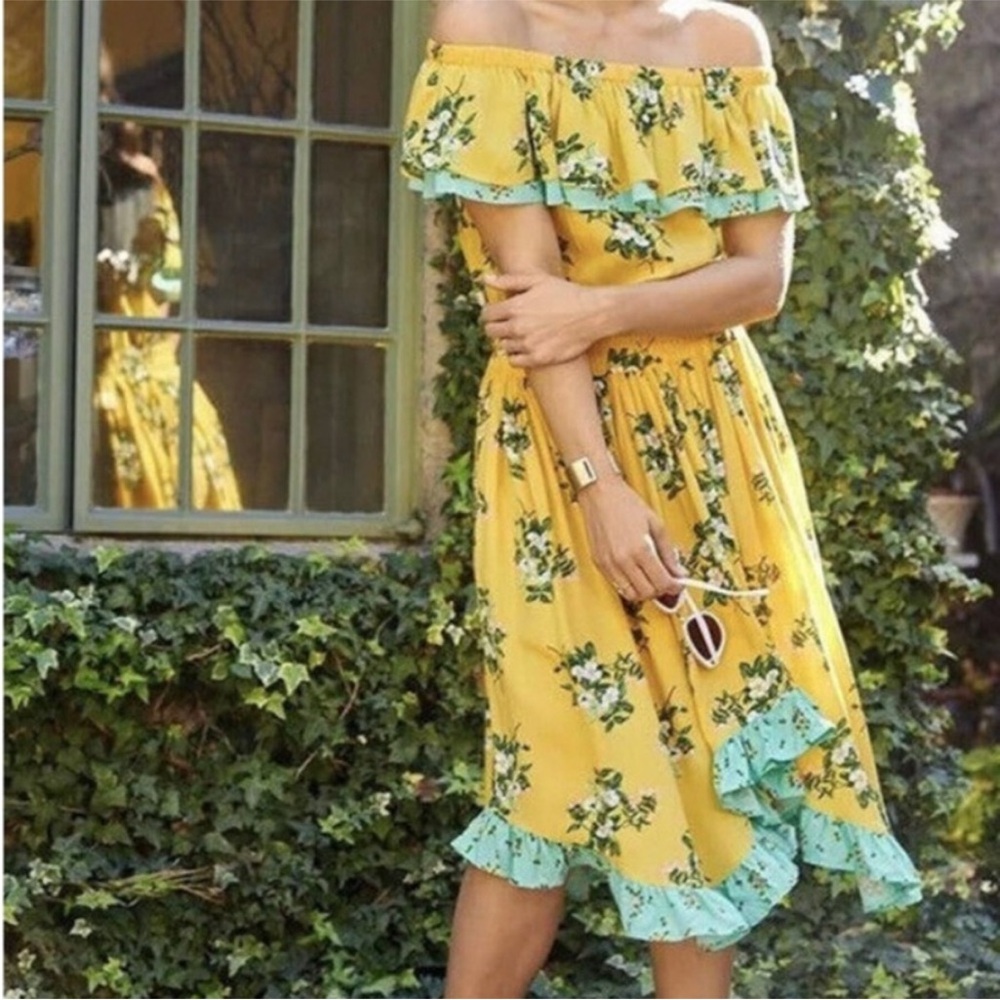 MATILDA JANE Hooked On A Feeling off the shoulder midi summer dress